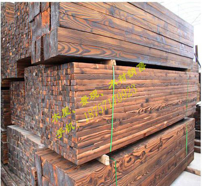 花旗松碳化木板 价格、厂家与防腐木的应用