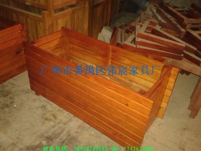 户外实木花箱 提升园林景观的美学与实用性